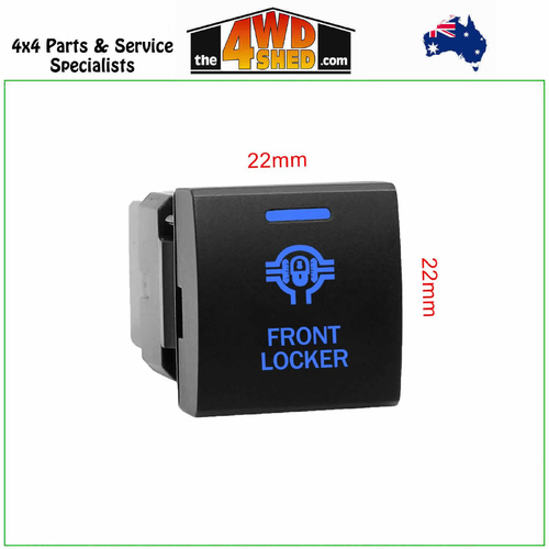 Front Locker Switch Toyota Landcruiser 76 78 79 300 Series Prado 150 250 - BLUE