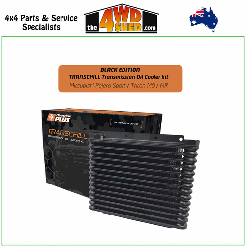 TransChill Arctic Black Transmission Cooler Kit Mitsubishi Triton MQ MR TCB629DPK