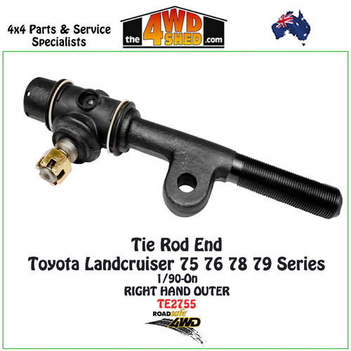 Toyota Landcruiser 75 76 78 79 Series Tie Rod End - RH OUTER fit Relay / Drag Link Rod