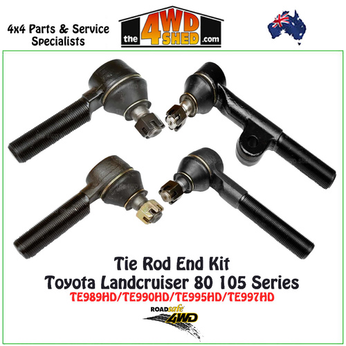 Tie Rod End 4pc Kit Toyota Landcruiser 80 105 Series