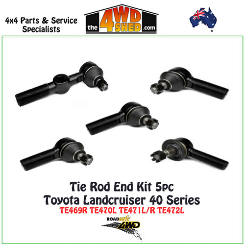Tie Rod End 5pc Kit Toyota Landcruiser 40 Series