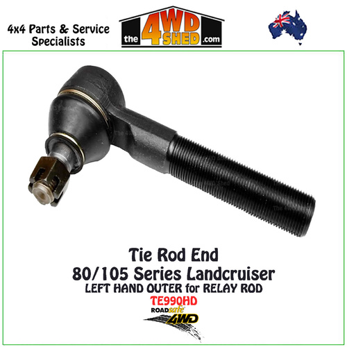 Toyota Landcruiser 80 & 105 Series Tie Rod End - LH OUTER fit Relay / Drag Link Rod