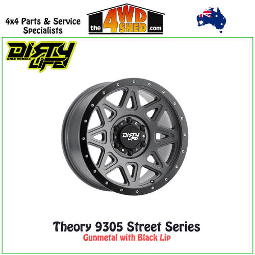 Theory 9305 Street Series - Gunmetal with Black Lip