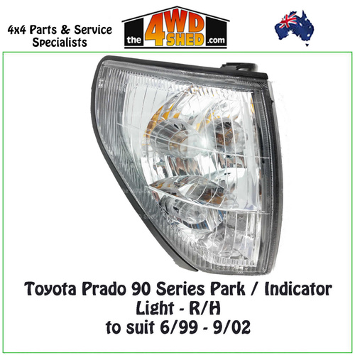 Toyota Prado 90 Series Park Indicator Light 6/99 - 9/02 - RH