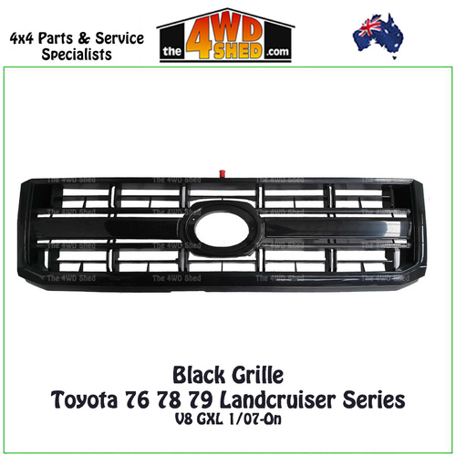  Black Grille 76 78 79 Series Toyota Landcruiser VDJ 1/2007-2022