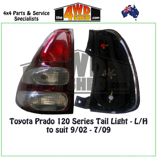 Toyota Prado 120 Series Tail Light 9/02-7/09 - Left