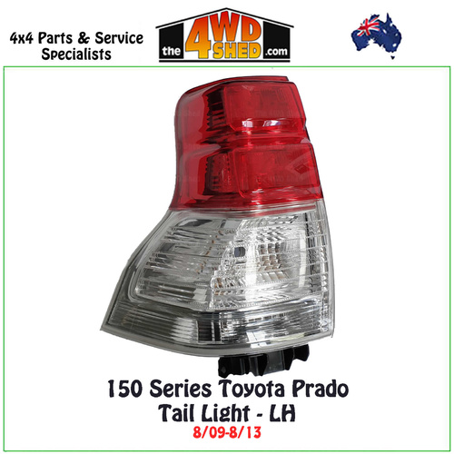 Toyota Prado 150 Series Tail Light 8/09-8/13 - Left
