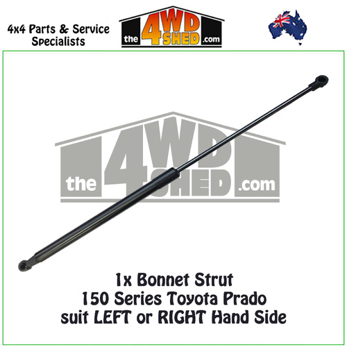 Bonnet Gas Strut Toyota Prado 150 Series (Single Strut Only)