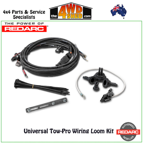 Redarc Universal Tow-Pro Wiring Loom Kit Colorado Hilux Fortuner Dmax Prado Pajero