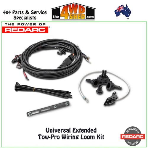 Redarc Universal Extended Tow-Pro Wiring Loom Kit Triton 200 Series Landcruiser NP300 Navara Volkswagen Amarok