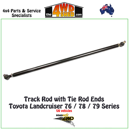 Track Rod with Tie Rod Ends - Toyota Landcruiser 76/78/79 Series V8