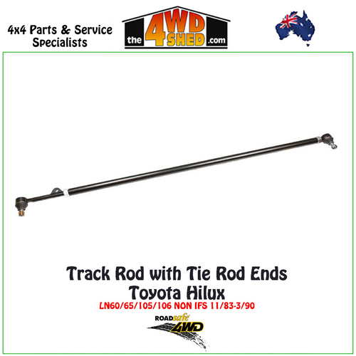 Track Rod with Tie Rod Ends Toyota Hilux 11/83-3/90 LN60/65/105/106 NON IFS