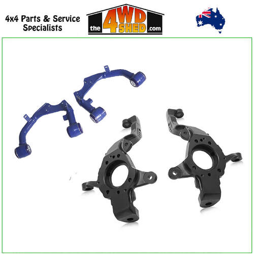 Geometry Correction Kit Steering Knuckle & UCA Isuzu DMAX MUX Mazda BT50 Suit 1-3" Lifted Vehicles 