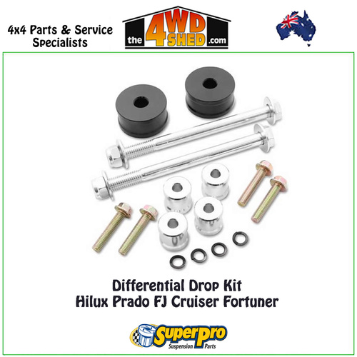 Differential Front Drop Kit Toyota Hilux 2005+ Prado 120 150 Series FJ Cruiser Fortuner
