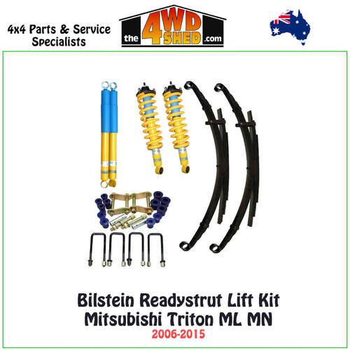 Bilstein 40mm Readystrut Suspension Lift Kit Mitsubishi Triton ML MN 