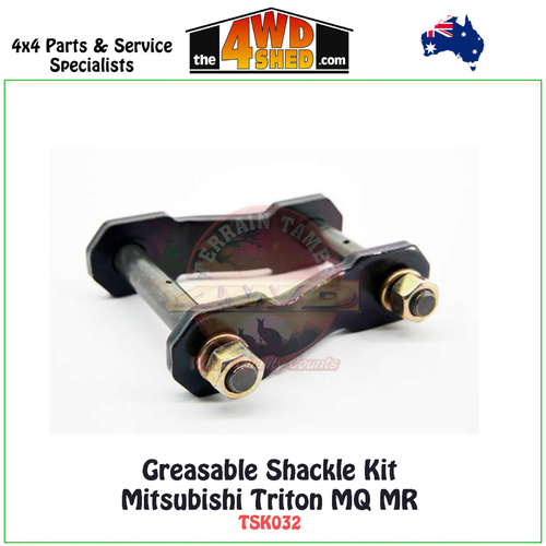 Greasable Shackle Kit Mitsubishi Triton MQ MR