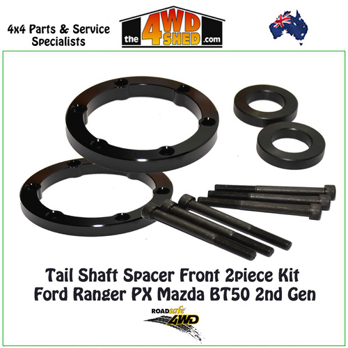 Tail Shaft Spacer Front 2 Piece Kit 25mm Ford Ranger PX Mazda BT50 2nd Gen