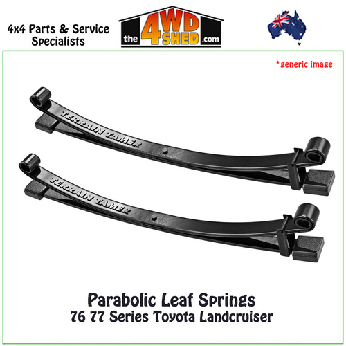 Parabolic Leaf Springs 76 Series Toyota Landcruiser