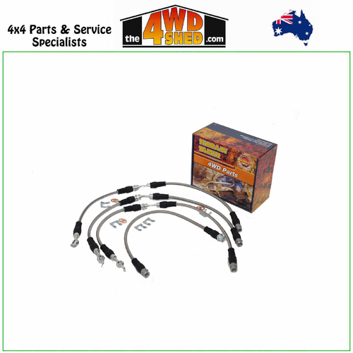 Braided Brake Lines Kits Ford Ranger PX1 PX2 PX3 Mazda BT50 UP UR
