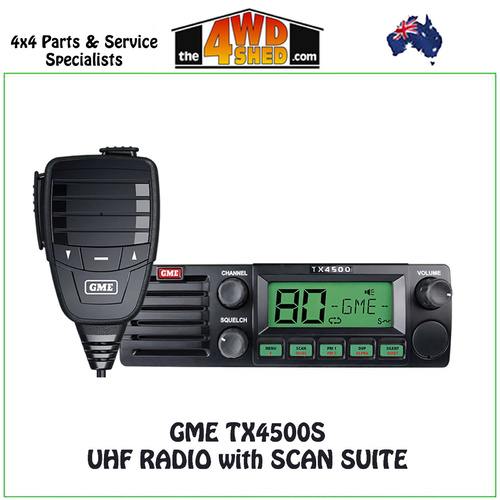 GME TX4500S DSP DIN UHF Radio with SCAN SUITE