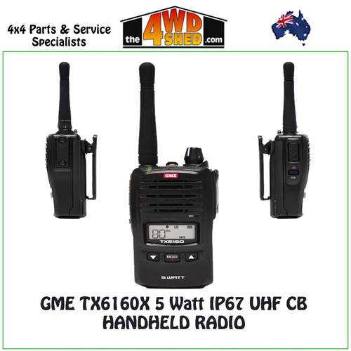 GME TX6160X 5 Watt IP67 UHF CB Handheld Radio