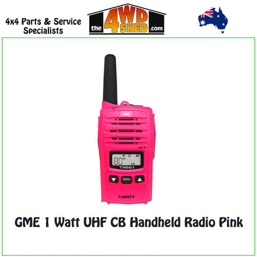 1 Watt UHF CB Handheld Radio - Pink
