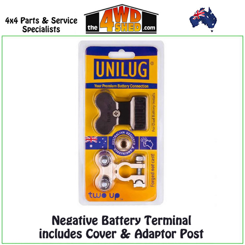 Negative Battery Terminal inc Cover & Adaptor Post