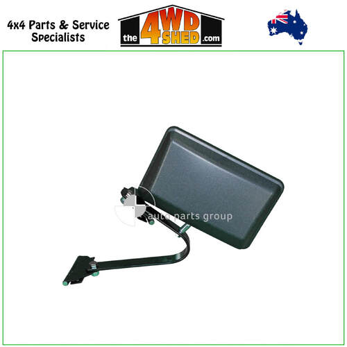 Door Mirror Universal with Short Arm Mounting Bracket - Left or Right
