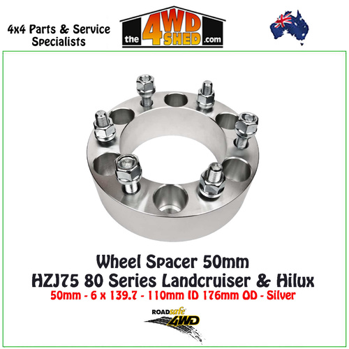 Wheel Spacer 75 60 80 Series Landcruiser & Hilux - 50mm